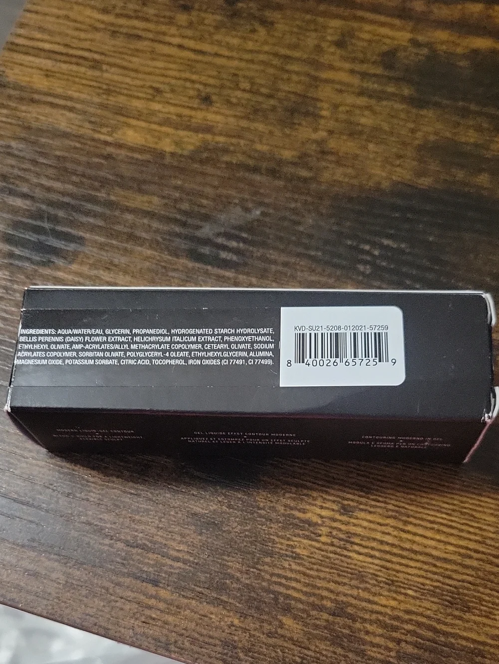 NIB KVD Beauty Liquid-Gel Contour Tan-Deep Neutral 20